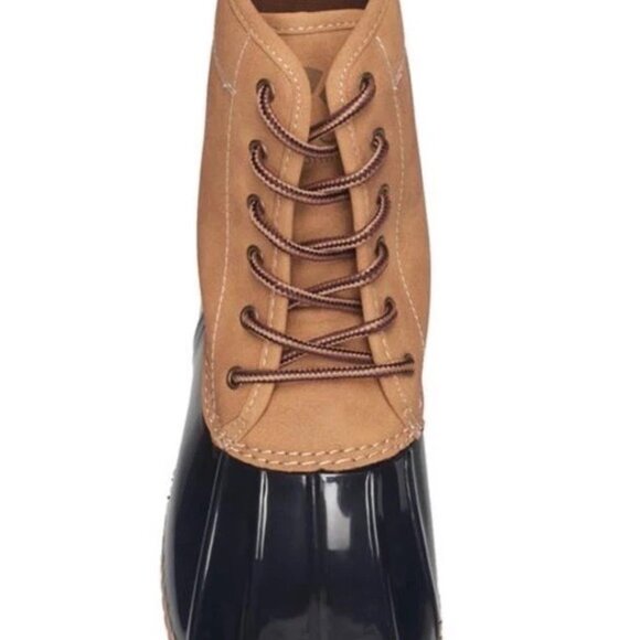 C&C California Women's "Duckie" Lace-up Boots in Cognac Size 6.5 - Picture 3 of 5